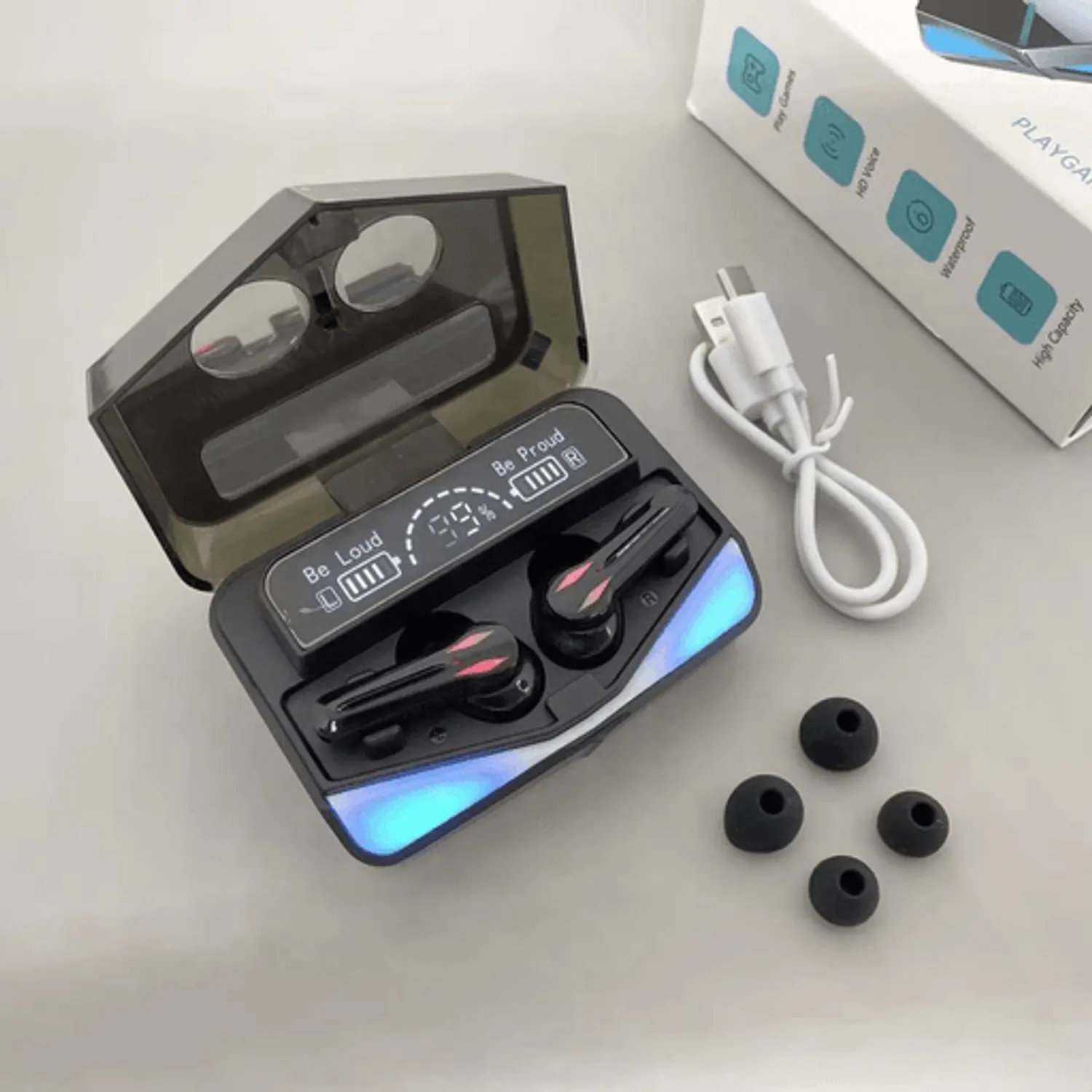 Gaming Earphones M28 en Lima - vista lateral