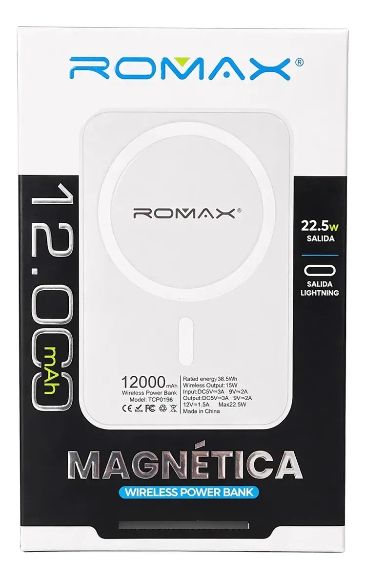 Batería Magsafe Romax 12.000 mAh miniatura 3