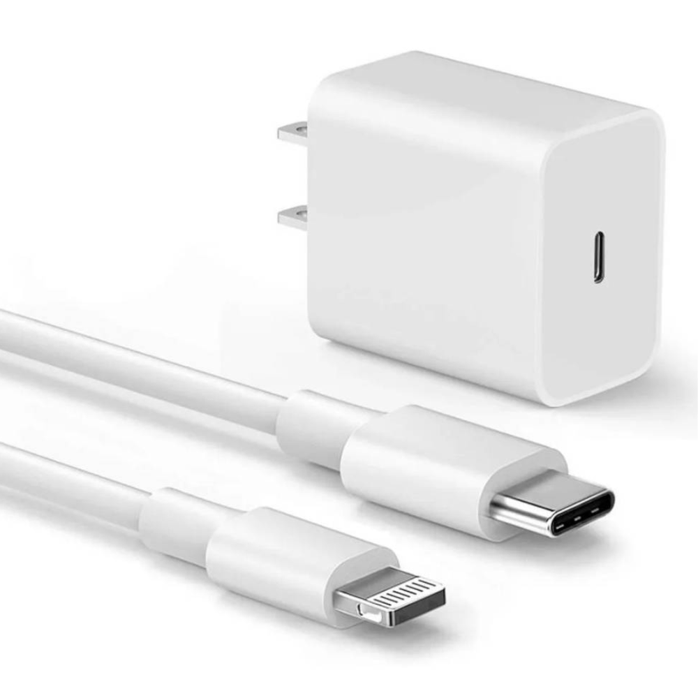 Cargador USB-C 35W con Cable USB-C a Lightning de 2 Metros de Carga Rápida