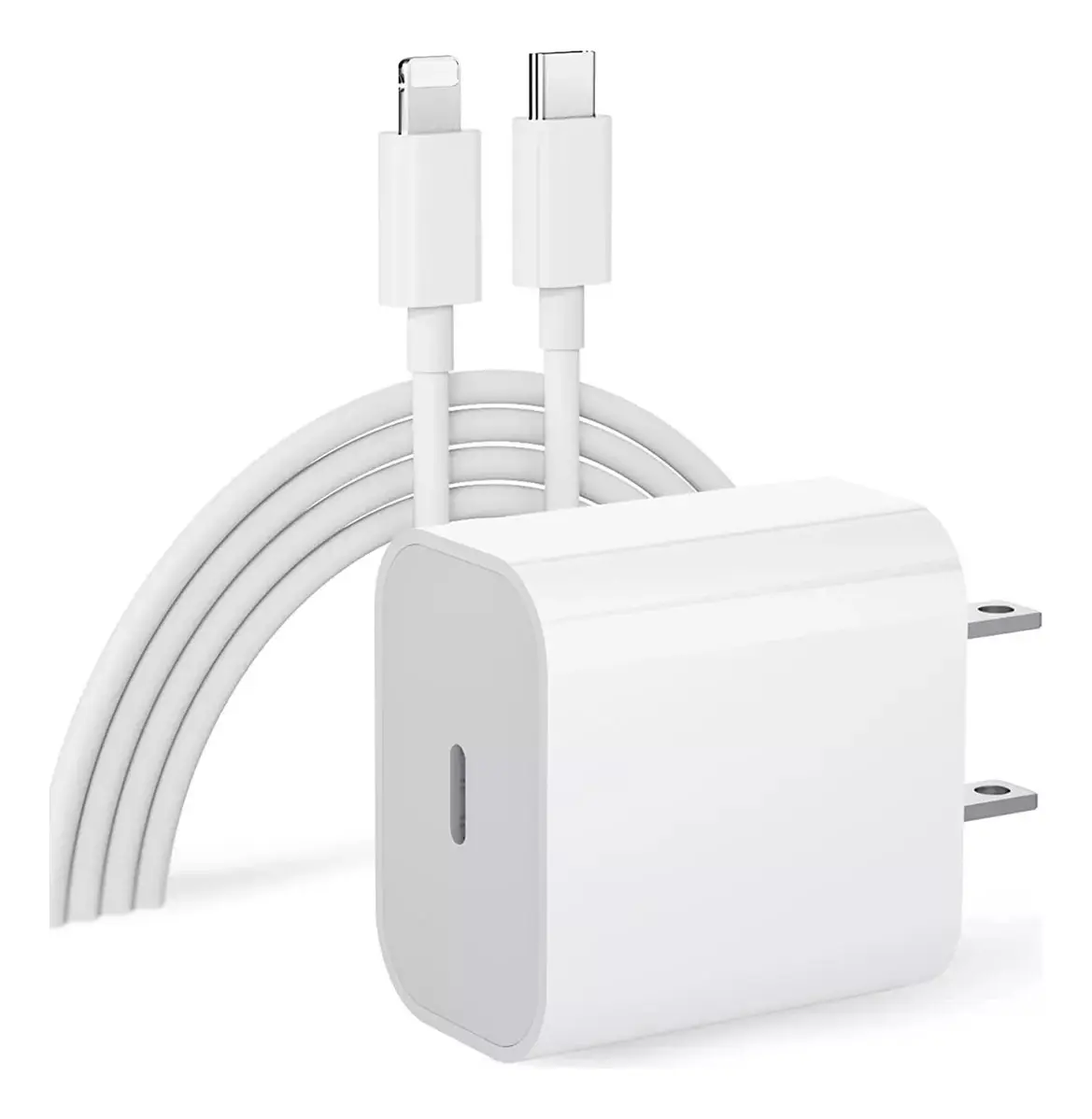 Cargador USB-C 35W con Cable USB-C a Lightning de 2 Metros de Carga Rápida miniatura 2